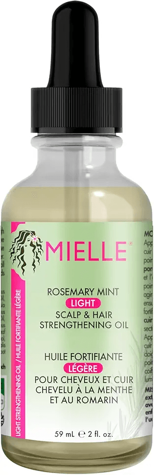Mielle Rosemary Mint Scalp and Hair Strengthening Oil Light: Hero Images