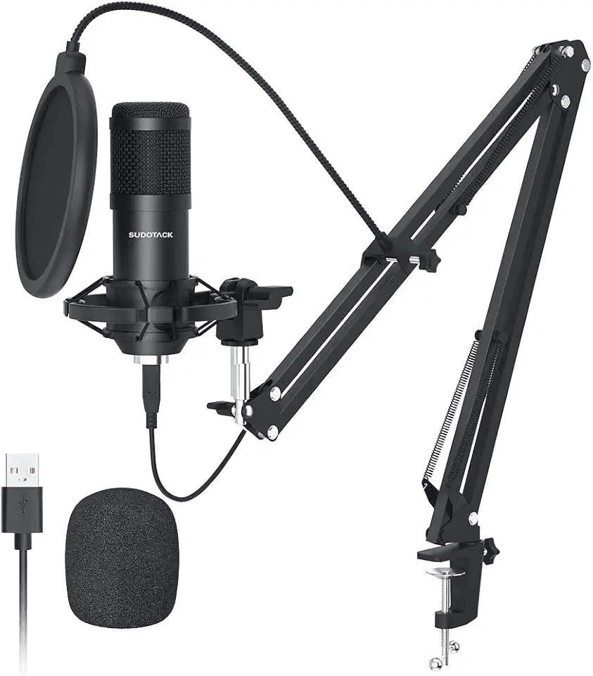 SUDOTACK USB Condenser Microphone: Hero Images