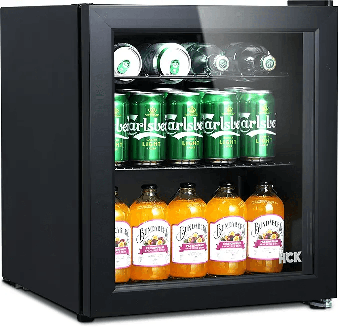 HCK 48L Mini Fridge with Glass Door: Hero Images