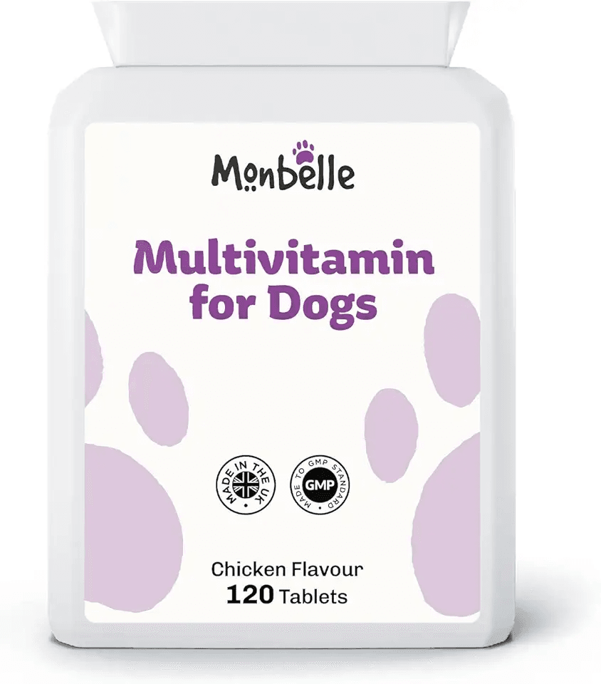 Monbelle Multivitamin Supplement for Dogs. 120 Chicken Flavour Chewable Tablets for…: Hero Images