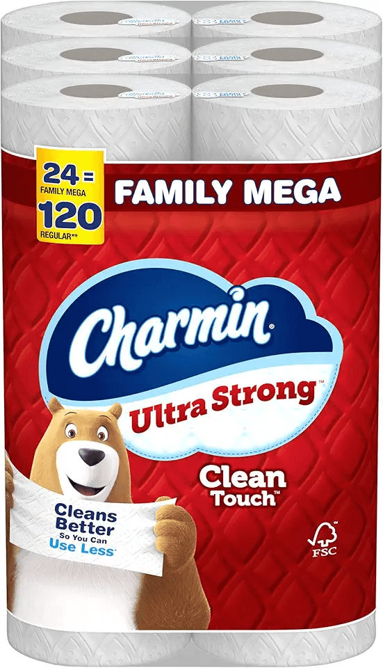 Charmin Ultra Strong Clean Touch Toilet Paper: Hero Images