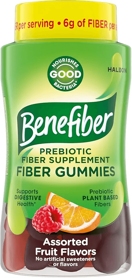 Benefiber Prebiotic Fiber Supplement Gummies for Digestive Health: Hero Images