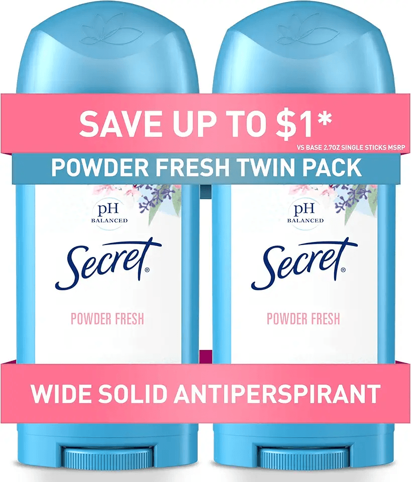 Secret Antiperspirant and Deodorant for Women: Hero Images