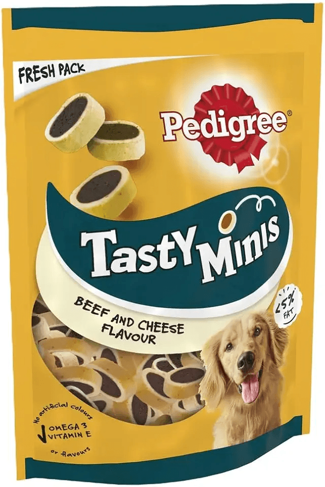 Pedigree Tasty Minis 8 x 140 g Bags: Hero Images