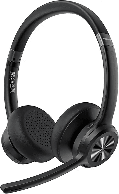 TECKNET Bluetooth Headset Wireless Headset with Microphone Noise Canceling: Hero Images