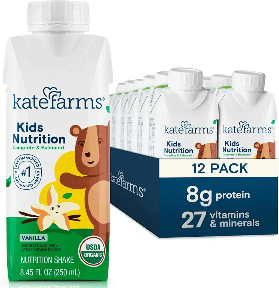 KATE FARMS Organic Kids Nutrition Vanilla Shake: Hero Images