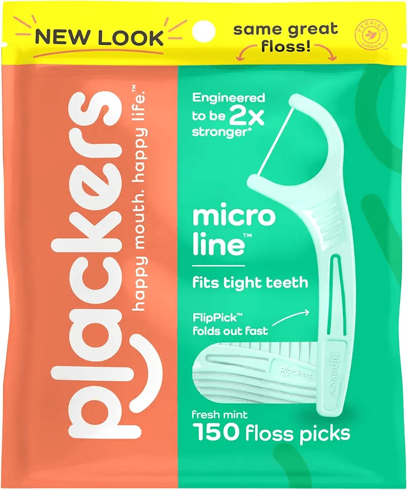 Plackers Micro Line Dental Floss Picks: Hero Images