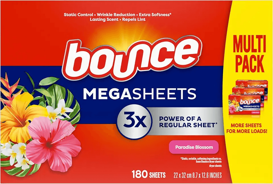 Bounce Mega Dryer Sheets: Hero Images
