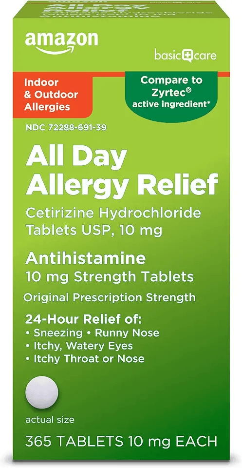 Amazon Basic Care All Day Allergy: Hero Images