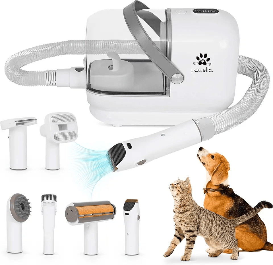 Pawella Pet Grooming Kit with Vacuum: Hero Images