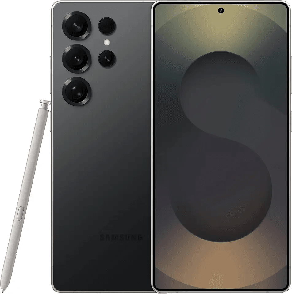 Showcases the smartphone's advanced camera system and included stylus, highlighting key features that set it apart from competitors.