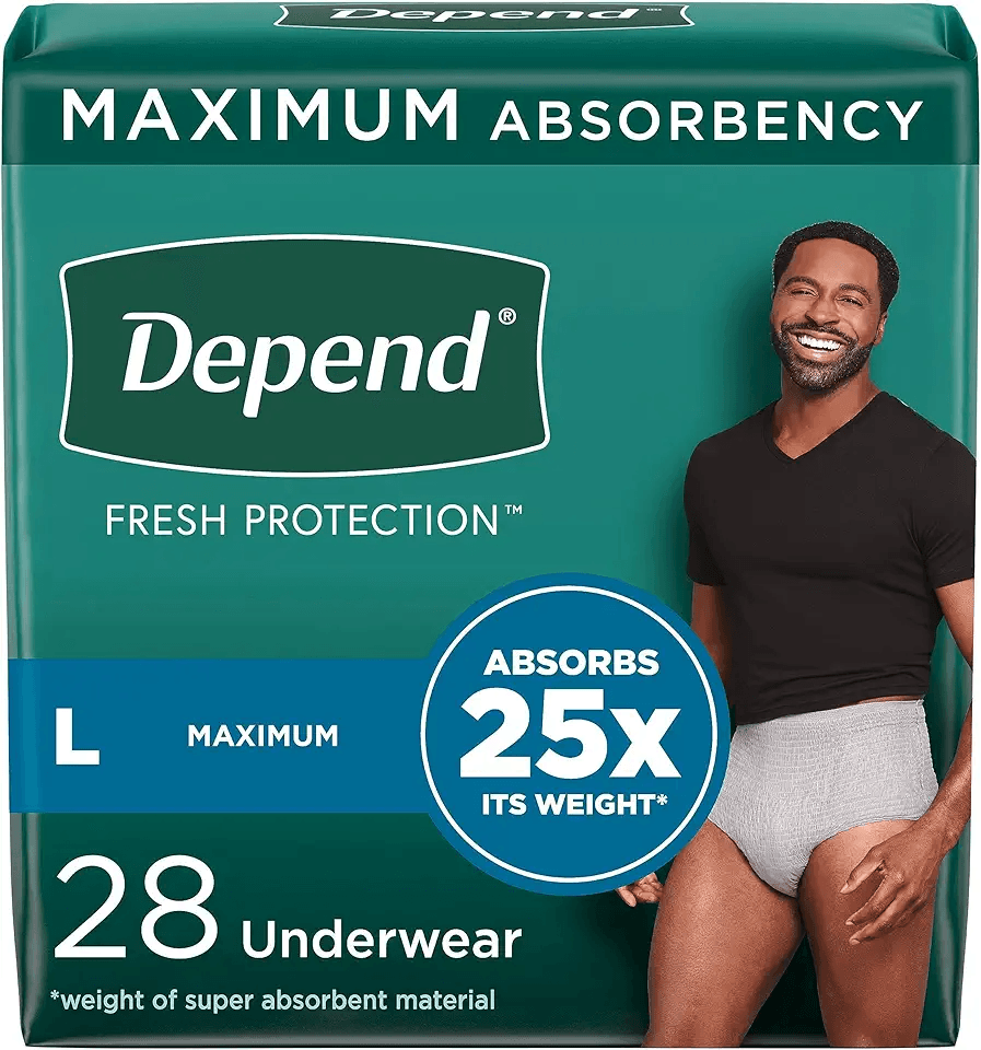 Depend Fresh Protection Adult Incontinence Underwear for Men: Hero Images