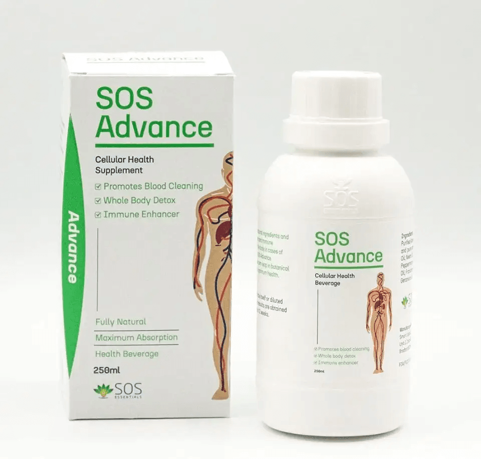 SOS Advance Blood Cleanser: Fully Natural Detox Supplement with Essential Oils: Hero Images