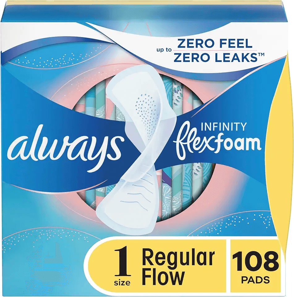 Always Infinity Feminine Pads For Women: Hero Images