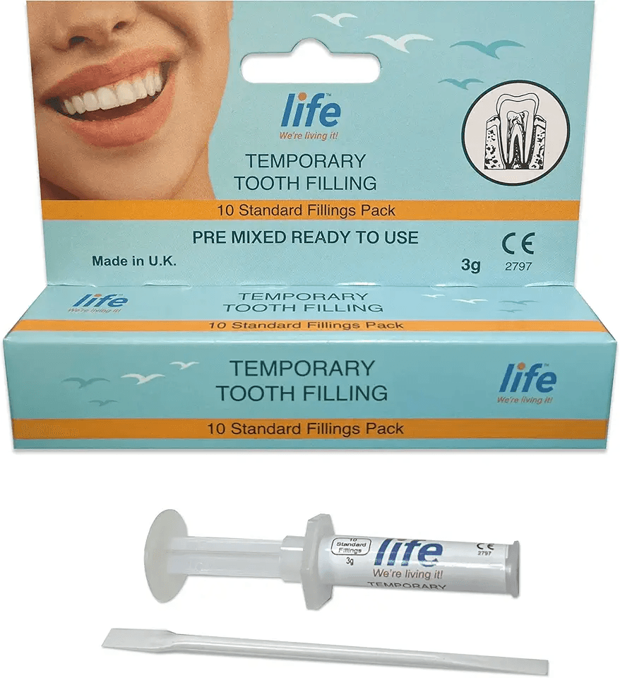 Life Healthcare Temporary Tooth Filling Kit Easy to Use No Mixing Required Provides 10…: Hero Images