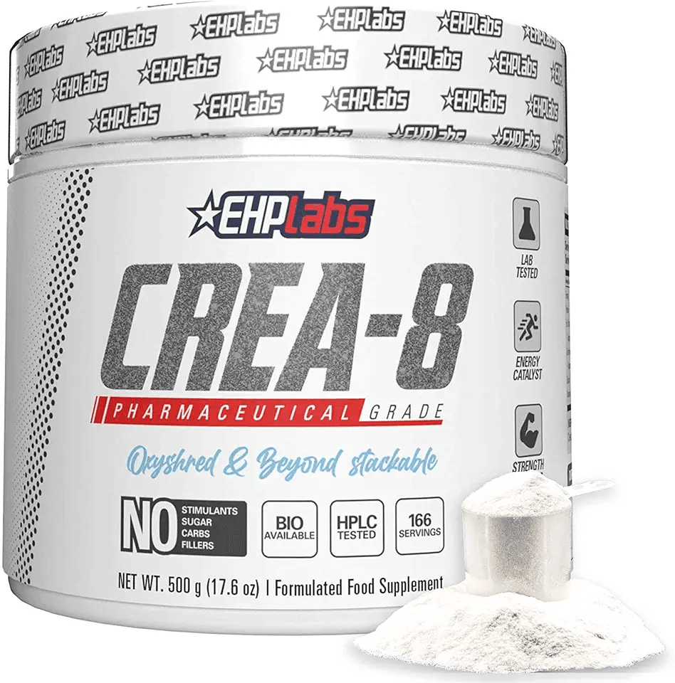 EHP Labs CREA-8 Creatine Monohydrate Powder: Hero Images