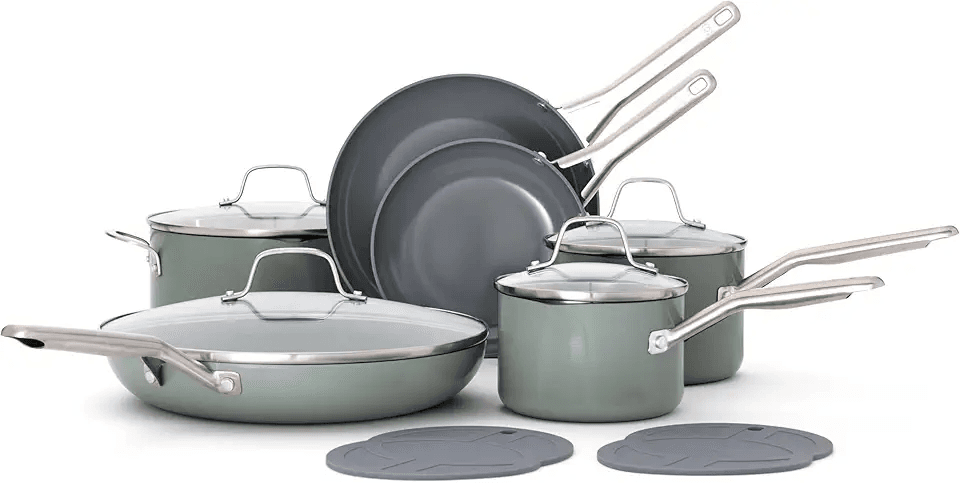 Calphalon® Ceramic Nonstick 12-pc. Cookware Set: Hero Images