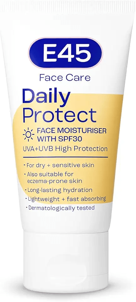 E45 SPF Face Moisturiser: Hero Images