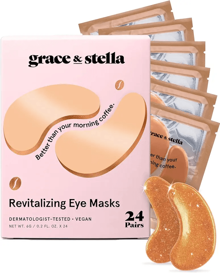 Caffeine Under Eye Gel Patches: Hero Images