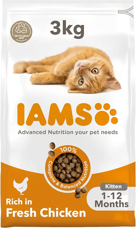 IAMS for Vitality Dry Kitten Food with Fresh Chicken: Hero Images