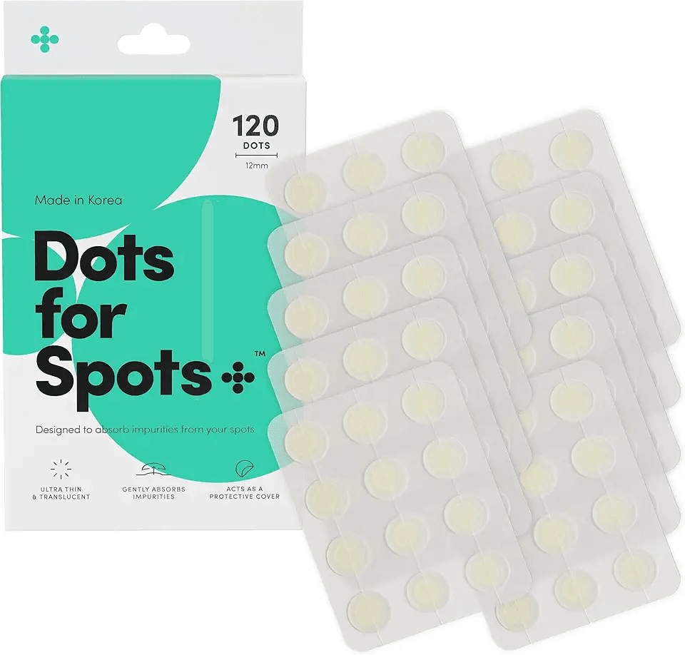 Dots for Spots Pimple Patches- Pack of 120 Translucent Hydrocolloid Spot Patch Treatment…: Hero Images