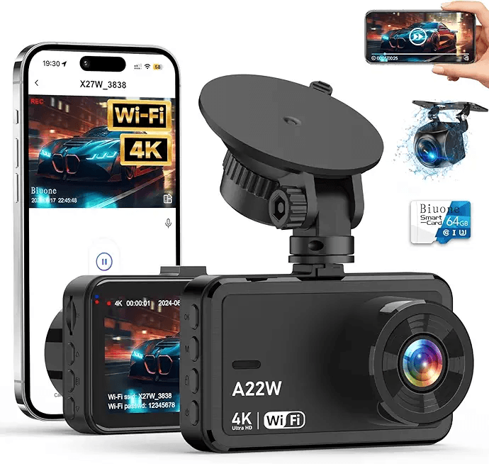 Dash Cam Front and Rear: Hero Images
