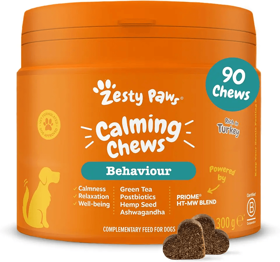 Zesty Paws Calming Dog Treats: Hero Images