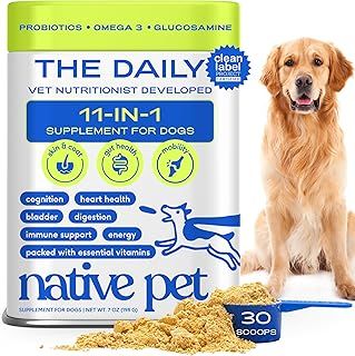 Shows the supplement powder alongside its packaging to clearly display what the customer will receive. Highlights key product features and benefits on the packaging to inform potential buyers.