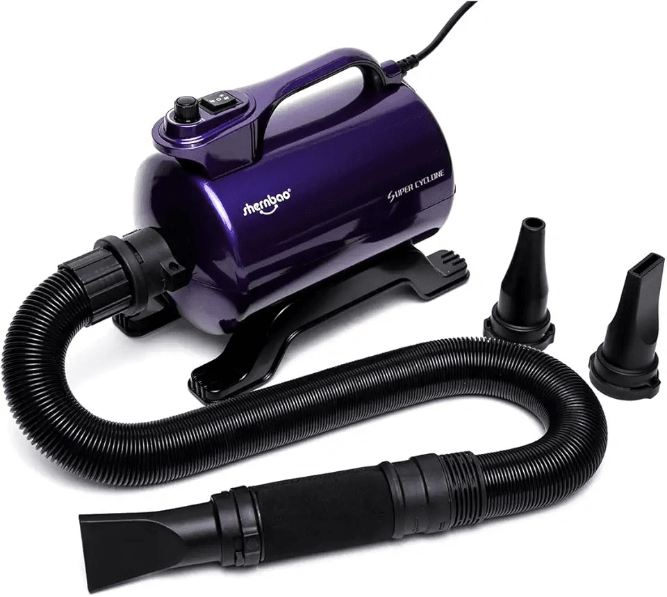 shernbao High Velocity Professional Dog Pet Grooming Hair Force Dryer Blower （Super…: Hero Images
