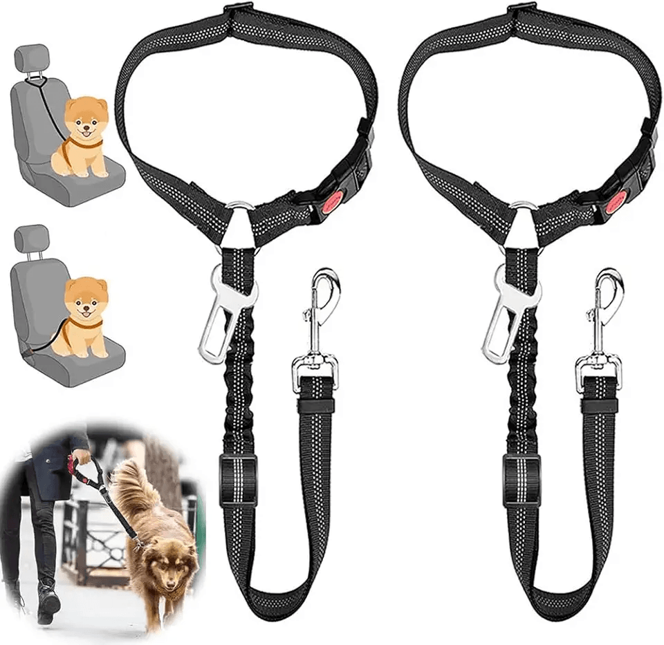 Dog Car Seat Belts 2 Pcs: Hero Images