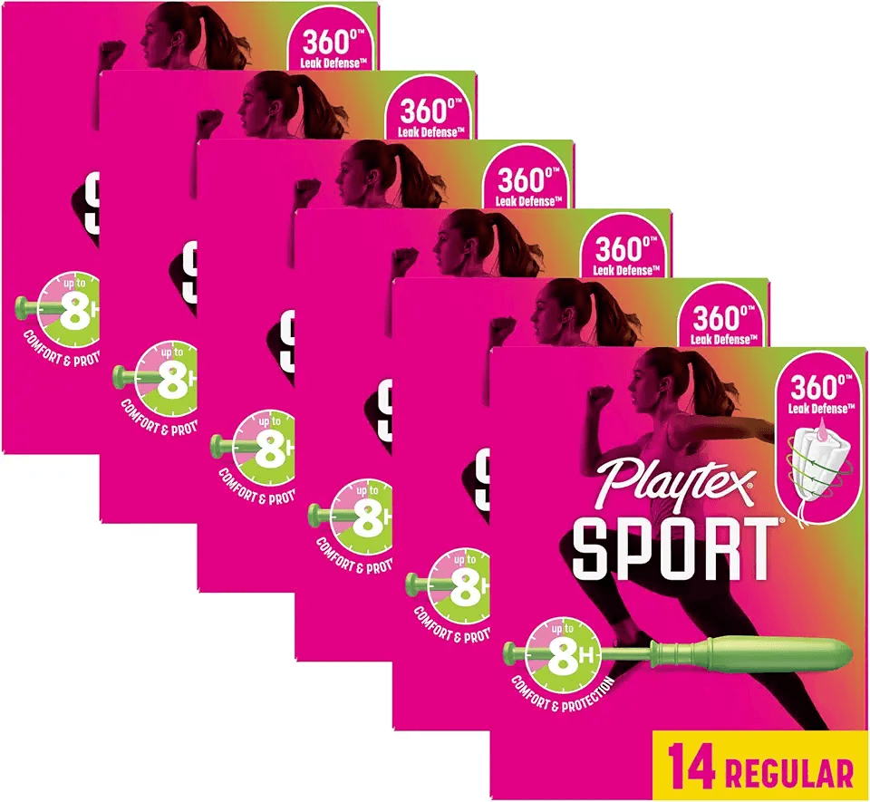 Playtex Sport Tampons Regular Absorbency: Hero Images