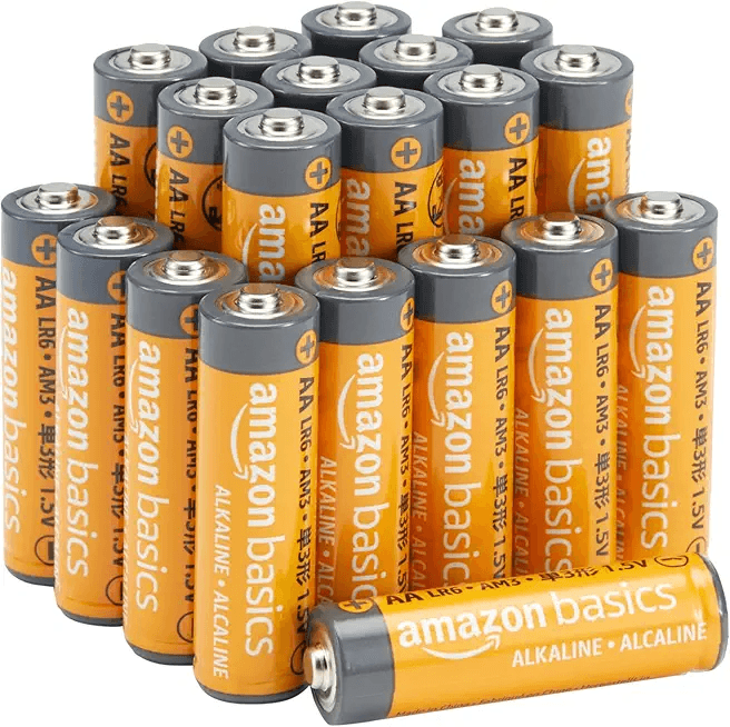 Amazon Basics 20-Pack AA Alkaline High-Performance Batteries: Hero Images