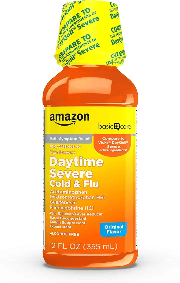 Amazon Basic Care Severe Daytime Cold and Flu: Hero Images