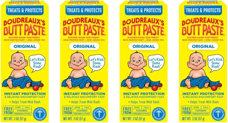 Boudreaux's Butt Paste Diaper Rash Ointment: Hero Images