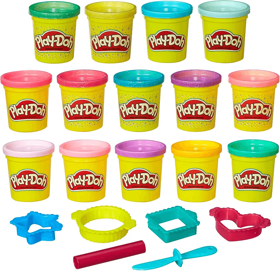 Play-Doh Sparkle and Bright 14 Pack: Hero Images