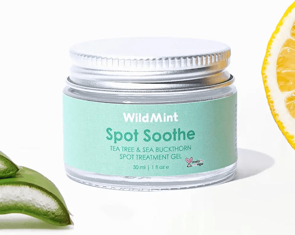 WildMint Spot Soothe Natural Spot Treatment Gel: Hero Images