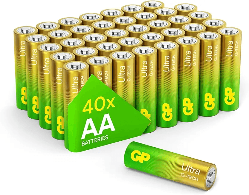 AA Batteries 40 Pack Household Alkaline Batteries 1.5V Double AA Batteries with 10 Year…: Hero Images