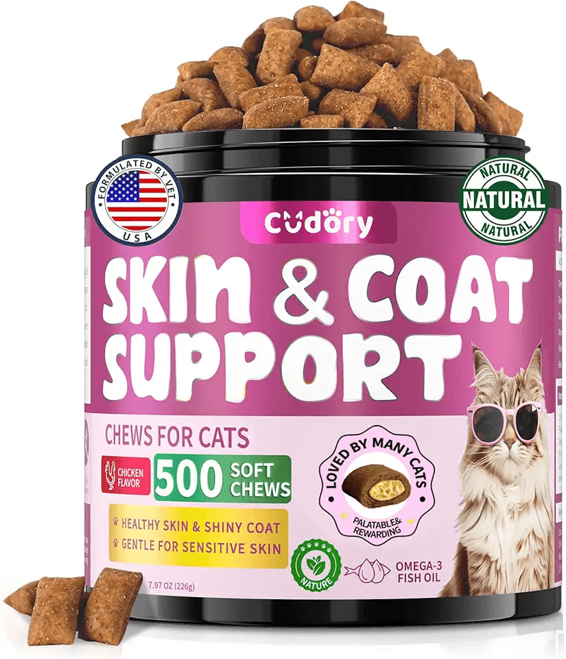 Natural Skin and Coat Support for Cats: Hero Images