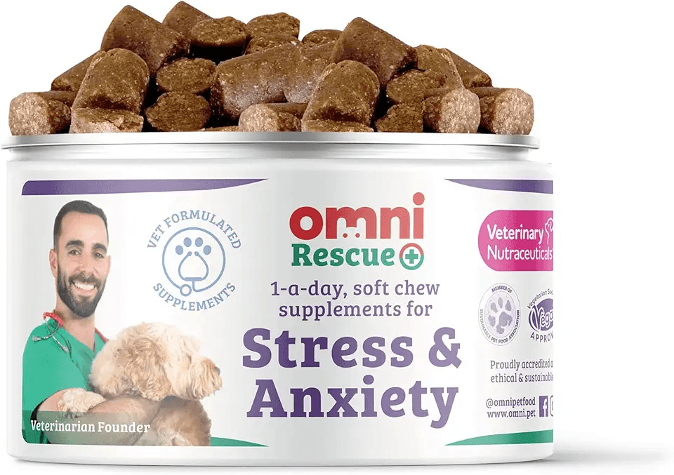 Omni Dog Anxiety Relief Supplement: Hero Images