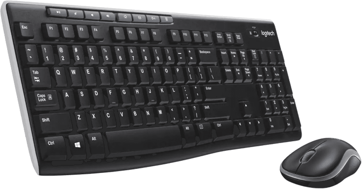 Logitech MK270 Wireless Keyboard and Mouse Combo for Windows: Hero Images