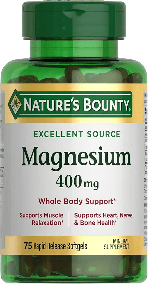 Nature's Bounty Magnesium 400 mg: Hero Images