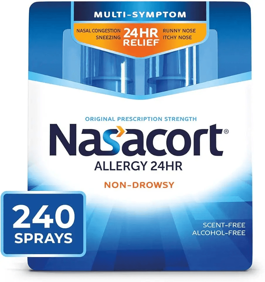 Nasacort 24HR Allergy Nasal Spray for Adults: Hero Images