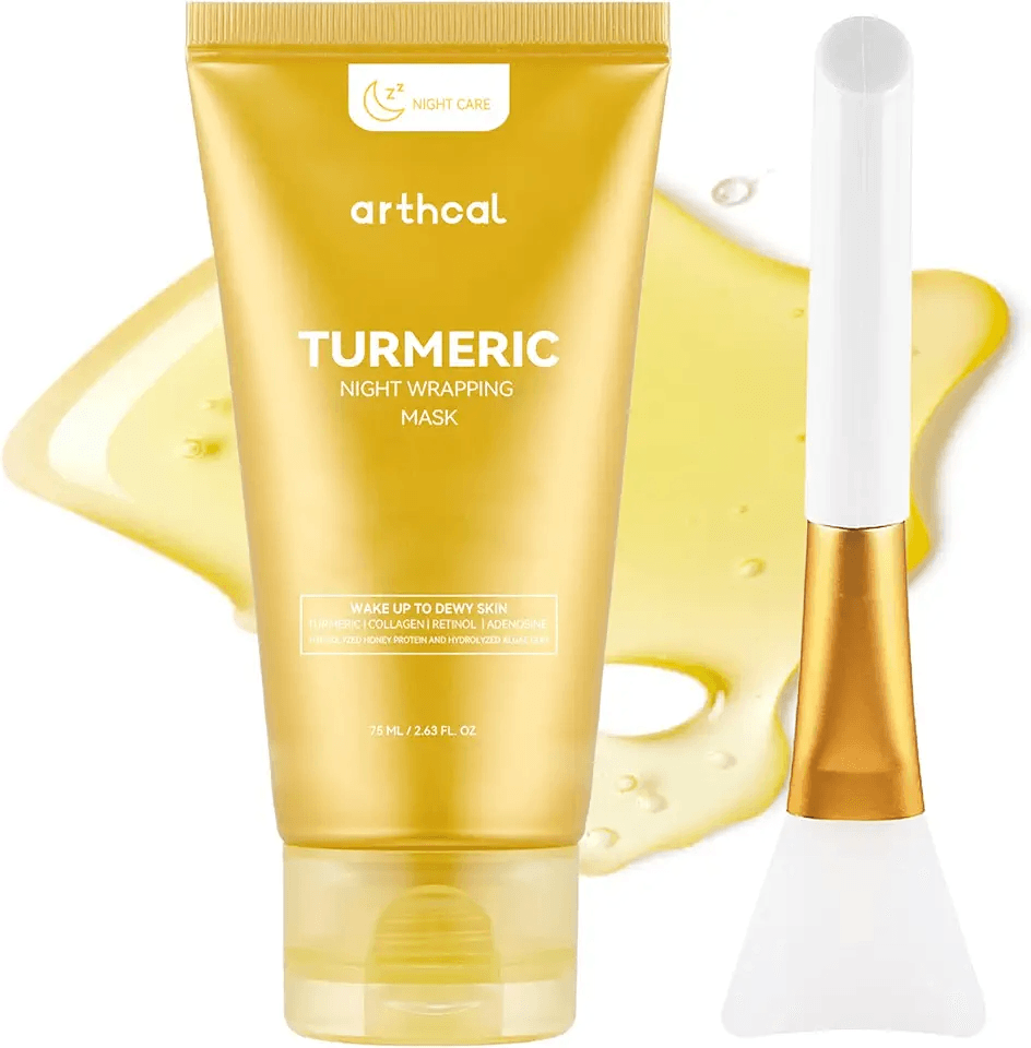 Turmeric & Collagen Overnight Peel-Off Mask: Hero Images