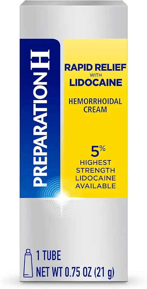 Preparation H Rapid Relief Hemorrhoid Cream with Lidocaine: Hero Images