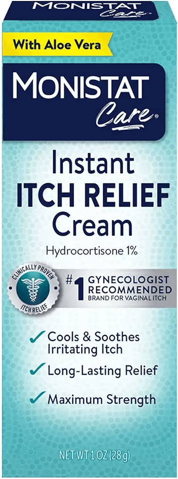 Monistat Instant Itch Relief Cream for Women: Hero Images