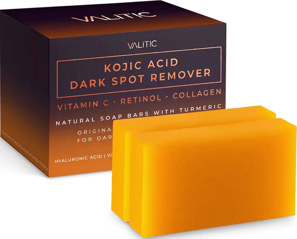 VALITIC Kojic Acid Dark Spot Remover Soap Bars with Vitamin C: Hero Images