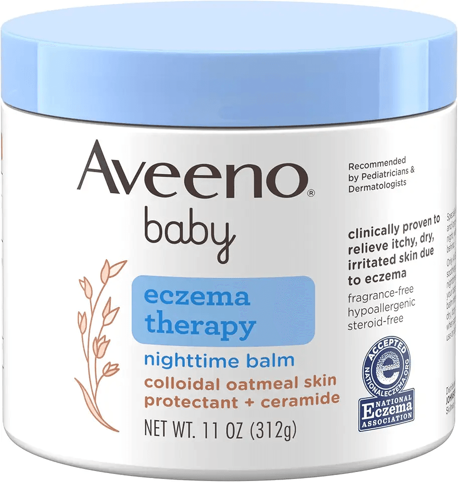 Aveeno Baby Eczema Therapy Nighttime Moisturizing Body Balm: Hero Images