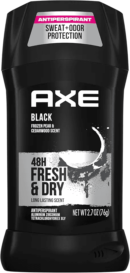 AXE Antiperspirant Stick for Men Black Pack of 4: Hero Images