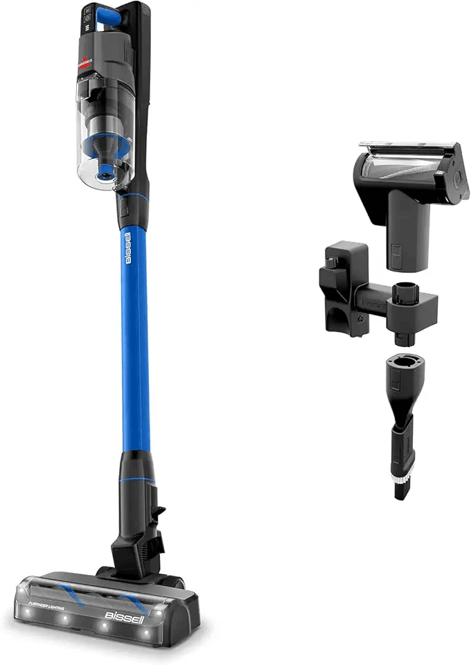 BISSELL PowerClean FurFinder 200W Self-Standing Cordless Vacuum w/Tangle Free Brush Roll: Hero Images