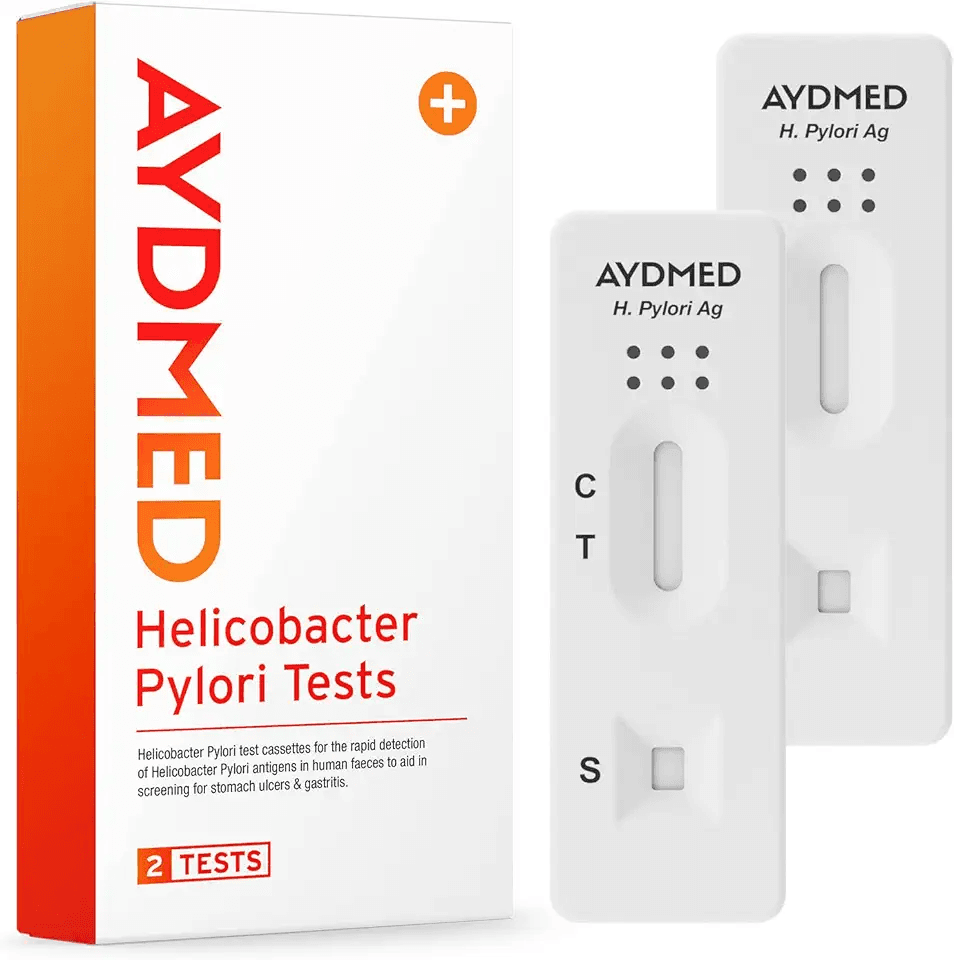 2 x AYDMED Helicobacter Pylori Tests: Hero Images